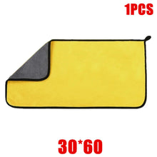 Load image into Gallery viewer, 1/2/6pcs Microfiber Cleaning Towel Thicken Soft Drying Cloth Car Body Washing Towels Double Layer Clean Rags Car Accessories