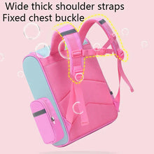Load image into Gallery viewer, Kid Unicorn Backpack for Girls – Rainbow Eyes Waterproof School Bag