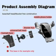 将图片加载到图库查看器,Car Mobile Phone Holder for Renault Koleos Samsung QM6 HC 2017~2023 Air Vent Mount Bracket Smartphone Stand Auto Accessories
