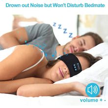 将图片加载到图库查看器,Fone Bluetooth Earphones Sports Sleeping Headband Elastic Wireless Headphones Music Eye Mask Wireless Bluetooth Headset Headband