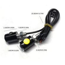 Load image into Gallery viewer, Universal Motorcycle LED Eagle Eye Shape Mini License Plate Light Turn Signal Turn Indicator Tail Rear Light Brake Fog Lamp Bulb