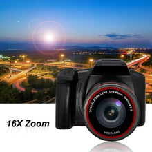 Load image into Gallery viewer, Digital Camera 16X Focus Zoom Design Resolution 1920*1080 Supported Storage Card Battery Powered Operated for Photos Taking Stud