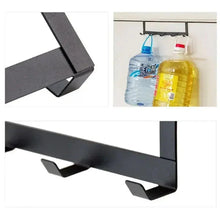 Load image into Gallery viewer, 5-Hook Over Door Organizer Rack - Heavy Duty Iron Bathroom Kitchen Coat Hanger for Home Storage