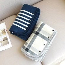 Load image into Gallery viewer, Double-Layer Tartan Plaid Blanket Scarf β Warm Winter Shawl for Women