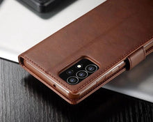 Load image into Gallery viewer, Leather Wallet Case for Xiaomi 12T 12X 11T Mi 11 Lite Poco M4 M3 X4 X3 Pro F3 Redmi 10C 9C 9A Note 11S 10 9S 8T Pro Flip Cover Card Holder Wallet Flip Protective Phone Case