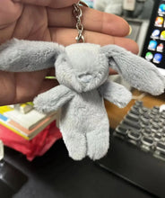 将图片加载到图库查看器,Cute Cartoon Rabbit Plush Keychain – Pompom Bag & Phone Pendant