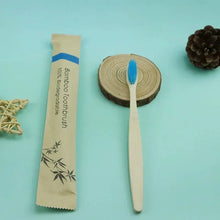 Load image into Gallery viewer, Natural Colorful Toothbrush Eco Soft Bristle Bamboo Toothbrush Bamboo Charcoal Vegan Tooth Dental Oral Care Plastic Free 10Pcs