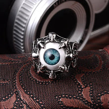 将图片加载到图库查看器,Unisex Women's Men's Punk Eyes Claw Biker Gothic Fashion Ring Size 8 9 10 11 J026