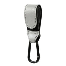 Load image into Gallery viewer, Baby Stroller Hook PU Leather Adjustable Pram Bag Hanger Travel Accessory