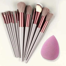 Load image into Gallery viewer, Soft Fluffy Professional Makeup Brush Set - 13-16pcs for Foundation, Eyeshadow, and More
