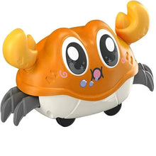 Load image into Gallery viewer, Interactive Crawling Crab Toy - Double Return Force & Bubble Simulation | Fun Baby Sensory Toy for Toddlers
