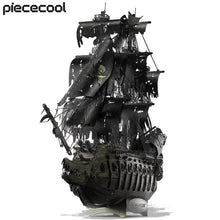 Load image into Gallery viewer, Piececool 3D Metal Puzzle Flying Dutchman Pirate Ship