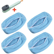 将图片加载到图库查看器,Shoe Washing Machine Bag with Brush Set – Durable Laundry Cleaner (1–4PCS)