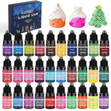 将图片加载到图库查看器,Candle Dyes Kit – Liquid Colorant Pigment Set for DIY Candle & Soap Making | Vibrant Wax Dye for Soy, Beeswax & Gel Candles