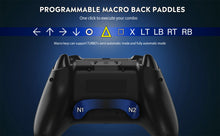 Load image into Gallery viewer, Original QRD Spark N5 Wireless Controller for PS5 PS4 PS3 IOS Android PC Hall 9-color LED lights Vibration effect PS4 Gamepad