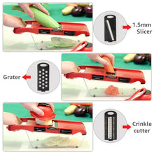 Load image into Gallery viewer, Vegetable Chopper Multifunctional Grater Cutter Kitchen Accessories Manual Fruit Slicer Potatos Shredders Cheese Onions Slicers