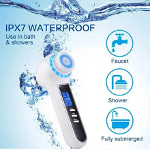 Load image into Gallery viewer, Electric Blackhead Remover Vacuum Suction Facial Cleansing Brush Rechargeable Face Brush Facial Pore Cleanser Skin Care Machine