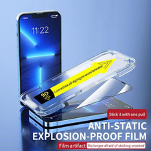 Load image into Gallery viewer, 9D Tempered Glass On The For iphone 13 12 Mini 11 14 Pro Max Screen Protector Protective Glass For iphone X XR XS MAX Glass Film Tempered Glass Protective Film HD Clear 9H Hardness Screen Protector