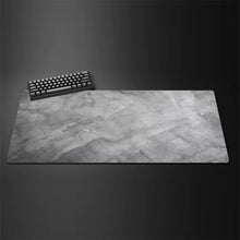 Load image into Gallery viewer, Gray XXL Gaming Mouse Pad – Extended Non-Slip Desk Mat with Overlocked Edges for Keyboard & Computer Setup