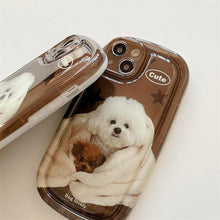 Load image into Gallery viewer, Cute Scottish Plaid Lattice Soft Case For Iphone 14 13 12 11 Pro Max X Xr Xs Max Lovely Dog Shockproof Protective Cover Checkered Plaid Soft Silicone Case