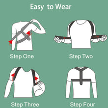 Load image into Gallery viewer, Adjustable Back & Shoulder Posture Corrector β Clavicle Spine Support Belt for Neck, Upper Back & Hunchback Correction