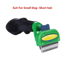 Load image into Gallery viewer, Cat & Dog Hair Removal Comb β Professional Grooming Brush for Shedding Control, Massage & Cleaning | Stainless Steel Deshedding Tool