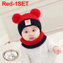 Load image into Gallery viewer, Cute Winter Kids Hats for Girls & Boys Soft Wool Fleece Ear Protection
