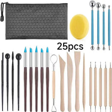 Load image into Gallery viewer, Pottery Clay Sculpting Tools Kit - 8-61 Pcs for Carving, Shaping & Modeling