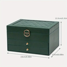 Load image into Gallery viewer, Jewelry Storage Box – Necklace & Earrings Organizer for Gifts