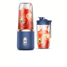 Load image into Gallery viewer, Portable Electric Blender Bottle – 6-Blade Smoothie Maker USB