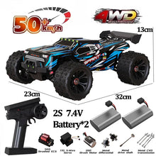 Load image into Gallery viewer, 9522PRO 1:16 RC Car - 85KM/H Brushless 4WD Off-Road Drift Racing Truck with LED Lights, Professional High-Speed Remote Control Car