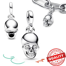 Load image into Gallery viewer, Sparkling Star Mini Dangle Charm - 925 Sterling Silver Green Heart Charm for Me Bracelet, Zircon & Crystal Accent, Customizable Girl Party Jewelry