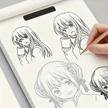 Load image into Gallery viewer, Anime Character Line Art Drawing Book - 48 Pages for Tracing & Painting Practice