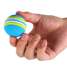 将图片加载到图库查看器,10pcs Cat Toy Balls Interactive for Indoor Cat Red Rainbow Soft Foam Puppies Toy Balls Activity Chase Quiet Play Sponge Ball Toy Balls for Dog Puppies Kittens
