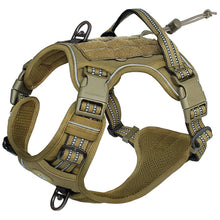 Load image into Gallery viewer, Tactical No-Pull Dog Harness – Adjustable MOLLE Military Vest for Medium & Large Dogs