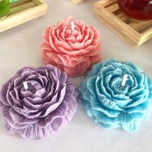 Load image into Gallery viewer, 3D Peony Flower Silicone Candle Mold – DIY Relief Candle, Soap & Resin Mold for Handmade Crafts, Gifts & Home Décor