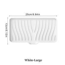 Load image into Gallery viewer, Silicone Drain Soap Dish - Anti-Slip Sink Tray for Kitchen & Bathroom