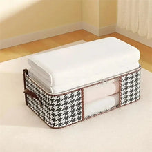 将图片加载到图库查看器,Large Clear Foldable Storage Box – Zippered Clothes Organizer with Handles