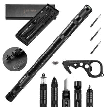 Load image into Gallery viewer, Multifunctional Outdoor Camping Tactical Pen Survival Gear Self-Defense Pen Rescue Hiking Outdoor Survival Tool With Compass