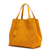 Load image into Gallery viewer, CHCH Large Capacity Black Knitted Tote Bag β Simple Shopping Handbag