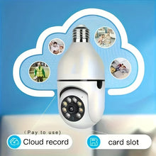 Load image into Gallery viewer, 2Pc Ease Life APP-Light Bulb Security Cameras Outdoor Wireless WiFi Camera 5GHz, 360 Degree, E27 Light Socket Screw In Securi
