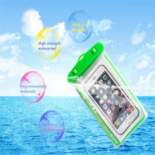 Load image into Gallery viewer, Waterproof Phone Case Universal Mobile Cover case For iPhone 13 Pro Max Phone Bag Underwater Case Phone Plastic Waterproof Underwater Pouch for Mobile Phone Case & Strap
