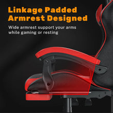 Load image into Gallery viewer, Gaming Chair with Footrest Gamer Chairs Ergonomic with Lumbar Cushion Headrest Gaming Chair Height Adjustable Computer Chair
