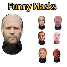 Load image into Gallery viewer, 3D Realistic Face Masks Mascaras Realistic Mask Cosplay Prop Funny Mesh Mask Full Face Headwear Party Halloween Masks New