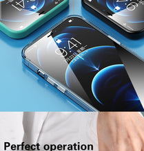 将图片加载到图库查看器,4Pcs Full Cover Protection Glass On the For iPhone 13 12 11 14 Pro Screen Protector For iPhone 6s 7 8 Plus 5s 14 XR XS MAX Glass Case-Friendly Transparent Tempered Glass Screen Protector