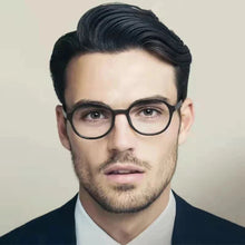 Load image into Gallery viewer, Ultralight Retro Round Glasses – TR90 Titanium Frame for Men & Women