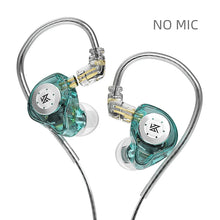 Load image into Gallery viewer, KZ EDX pro In-ear type Earphones Stereo DJ Hi-Fi Bass HIFI Microphone Earplugs Cable speakers reduce noise and detachable cables