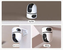 Load image into Gallery viewer, 10X Zoom 4K WiFi IP Camera Dual Lens Smart Home Auto Tracking CCTV Camera Wireless Surveillance Camera Security Baby Monitor Cam