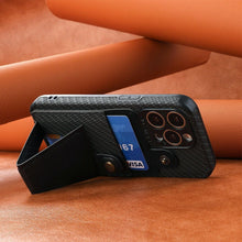 Load image into Gallery viewer, Men Green Wallet Flip Card Holder Phone Case For Iphone 13 12 Mini 14 11 Pro Xs Max Xr X Luxurious Leather Cover Mobile Phone Case With Card Compartment And Kickstand Elegant Iphone Magnetic Case