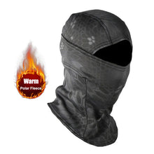 Load image into Gallery viewer, Winter Fleece Camouflage Balaclava - Cold-Proof Full Face Mask for Skiing & Cycling